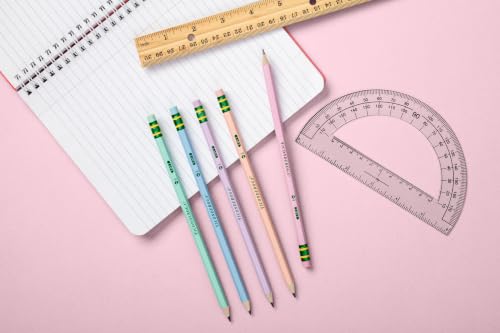 Ticonderoga® Pastel Pencils, 2 Soft, Assorted Colors, Pack Of 10 Pencils - style: 10 Count Pastel