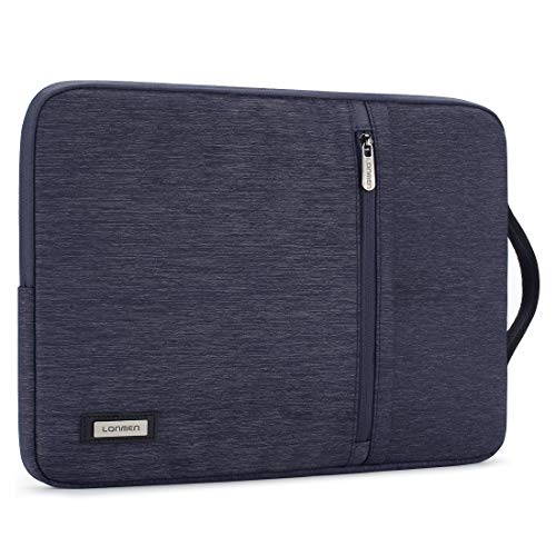 LONMEN 12.5-13 inch Laptop Sleeve Case Water-resistant Handle Bag for MacBook Pro Touch Bar/iPad Pro/Dell Latitude 7290/ASUS ZenBook 13 UX331UN/13.9" HUAWEI MateBook X Pro - color: Blue, size: 13 Inch