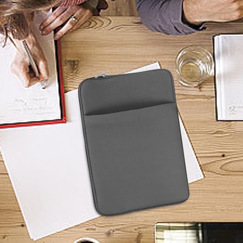 laptopCase - laptopShoulder Sleeve, Waterproof Laptops Tote | Multifunctional Computer Storage Organizer, Zipper Tablet Holder, laptopProtective Bag with Extra Pocket - color: Gray