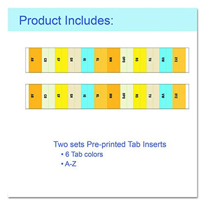 C-Line 13-Pocket Expanding File, 9.25" Expansion, 13 Sections, 1/6-Cut Tabs, Letter Size, Blue