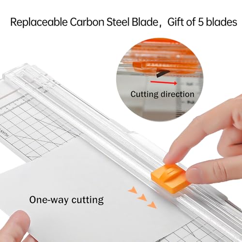 Paper Cutter Slider Mini Small,14 Inch Paper Trimmer,Papercutter Slicer