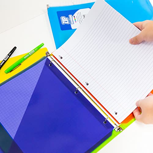 BAZIC Products College-Ruled Filler Paper, 3-Hole Punched, 100 Sheets | 10.5 x 8 in, 3-hole punched, fit 3-ring binders, notes and homework - color: College Ruled (100 Sheets), size: 1-Pack