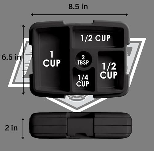 FOCO NHL Unisex-Adult Officially Licensed Team Color Stripe Primary Logo Hockey Leak Proof 5 Compartment Bento Lunch Box - Los Angeles Kings - color: Los Angeles Kings