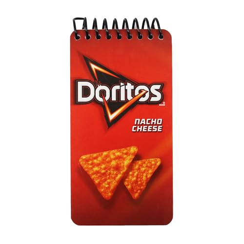 Doritos Cute Spiral Small Notebook Pocket Size Notepad, College Ruled Memo Pads for Home, Office, College and School 6.5"x3.5" - color: Doritos, size: NOTEPAD