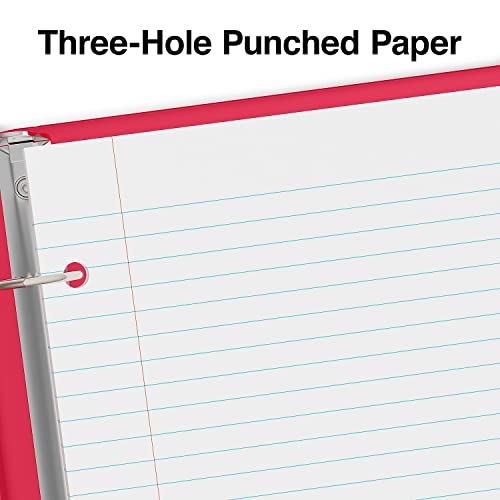 STAPLES College Ruled Filler Paper, 5.5” x 8.5”, 100 Sheets/Pack - style: 100 Pack
