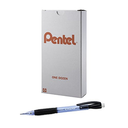 Pentel CHAMP Mechanical Pencil, (0.9mm), Tinted Blue Barrel, 12 Pack (AL19C) - color: Blue, size: 1 Count (Pack of 12), style: 0.9 mm