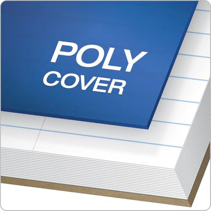 Oxford Spiral Notebooks, 3-Subject, College Ruled Paper, Durable Plastic Cover, 150 Sheets, 3 Durable Divider Pockets, 2 Pack, Blue and Black (10386)