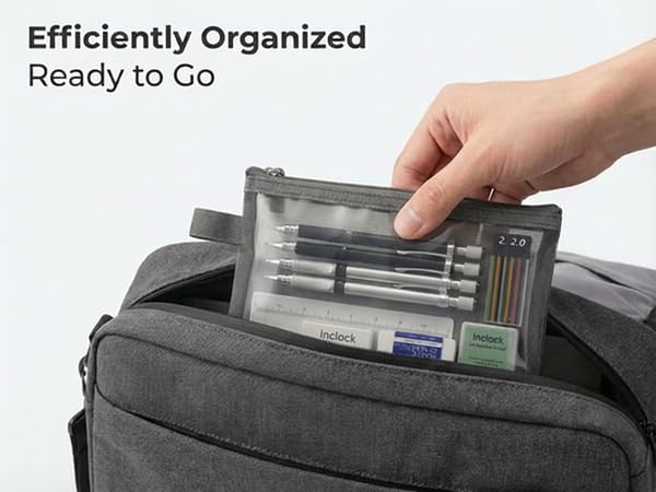 2.0mm Mechanical Pencil Set with Case: 4 packs Pencil include 2 Cases of 2.0mm Color Lead Refills HB Lead, Kneaded Standard Erasers, Ruler for Drawing Sketching School(4pc 2.0mm)