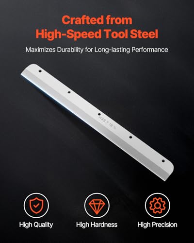 VEVOR Paper Cutter Blade, Heavy Duty Steel Blade Replacement Suitable for Professional Cutter E330D/E330S, Paper Trimmer Machine Spare Blade,585 x 44 x 6 mm - style: Paper Cutter Blade