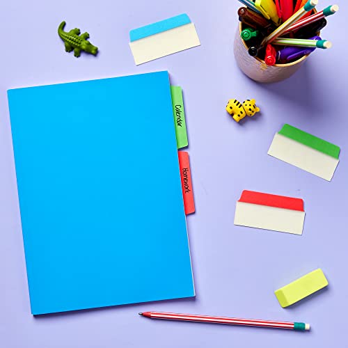 Avery Filing Ultra Tabs, 3" x 1.5", 2-Side Writable, Red/Blue/Green, 24 Repositionable File Tabs (74775) - color: Assorted, style: 24 tabs