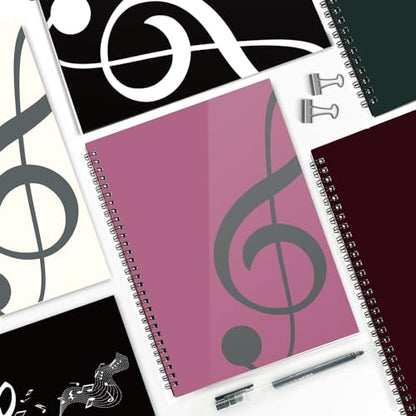 MAXCURY Blank Sheet Music Composition Manuscript Staff Paper Art Music Notebook Black 100 Pages 26x19cm (Pink/Grey Green) - color: Pink/Grey Green