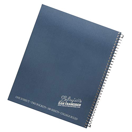2 Left-Handed College Ruled Notebooks With Lefty's Logo Plus 3 Left-Handed Visio Pens, Assorted Colors