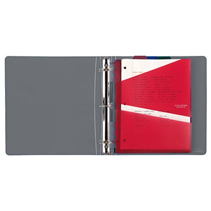 Five Star 2-Pocket Dividers, Tabbed, Colors Will Vary, 3 Pack (81210) - style: Two-Pocket