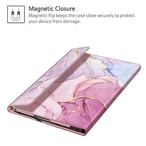 Fintie Sleeve Case for 11.6" Lenovo Chromebook 3 11 - Premium Portfolio Book Cover Compatible w/ 11.6" HP Chromebook 11 G5, Glitter Marble