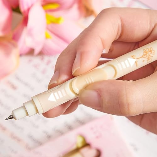 4 Pcs Quick Drying Gel Inks Pen Smooth Writing Tool Retractable Back to School Supplies for Students Inks - color: A