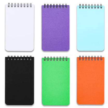 Pocket Notebook Mini Notepad Small Spiral Notebooks 3X5Inch (6-blank) | functionality PortabilityPortability convenience - size: 6-blank