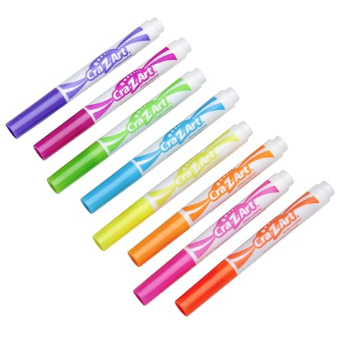 Cra-Z-Art Neon Broadline Markers, 8 Count (10112) - size: 8 Count (Pack of 1)
