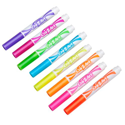 Cra-Z-Art Neon Broadline Markers, 8 Count (10112) - size: 8 Count (Pack of 1)