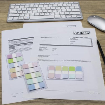 Tabs Flags Assorted Colors, 0.625 x 1.71 Inch Sticky Tabs, Easy to Post, 4 On-The-Go Dispensers/Pack, 400 Pages Total