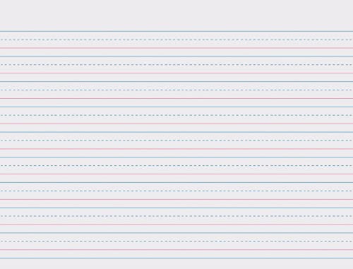 Pacon 2421 Multi-Program Handwriting Paper, 1/2-Inch Long Rule, 10-1/2 x 8, White, 500 Shts/Pk - size: 10 1/2" x 8" (Pack of 1), style: Grades 1 & 2