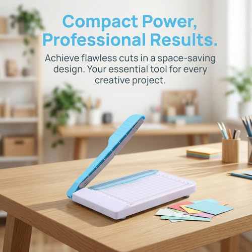 1pc Paper Cutter, Paper Cutting Tool, Photo Cutter, School and Office Supplies - color: White-13933K