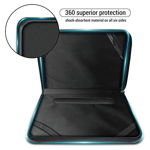 iBenzer 90 Pack Stay in Laptop Sleeve 11 inch Carrying Bag PC Folio Case Compatible with MacBook Air 11 Chromebook Ultrabook Notebook Surface HP Dell Lenovo Yoga Acer Asus Apple, Black LS-FL11-BK-90 - size: 11 Inch (90 pack)