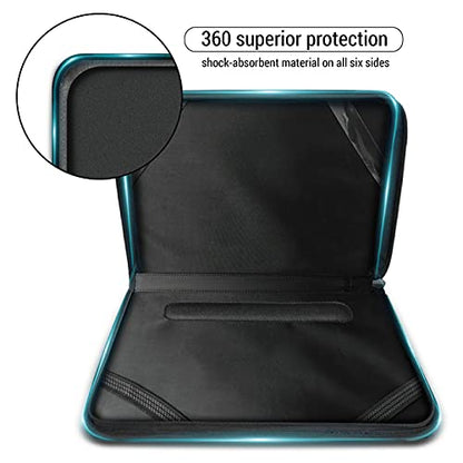 iBenzer 90 Pack Stay in Laptop Sleeve 11 inch Carrying Bag PC Folio Case Compatible with MacBook Air 11 Chromebook Ultrabook Notebook Surface HP Dell Lenovo Yoga Acer Asus Apple, Black LS-FL11-BK-90 - size: 11 Inch (90 pack)