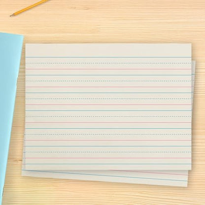 School Smart Zaner-Bloser Writing Paper, Handwriting Practice Lined Paper, Grade 2 Learning, 3/4 Inch Rule, 10-1/2 x 8 Inches, 500 Sheets - size: 10.5" x 8", style: 3/4 Inch Ruled