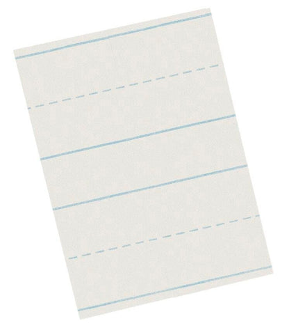 School Smart Skip-A-Line Ruled Writing Paper, 3/4 Inch Ruled Long Way, 11 x 8-1/2 Inches, 500 Sheets - size: 11" x 8.5" - 3/4" Ruled