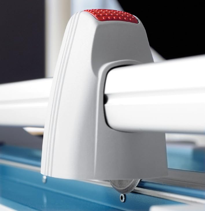 Dahle 442 Premium Rotary Trimmer, 20" Cut Length, 30 Sheet Capacity, Self-Sharpening, Automatic Clamp, German Engineered Paper Cutter - size: 20" Cut Length