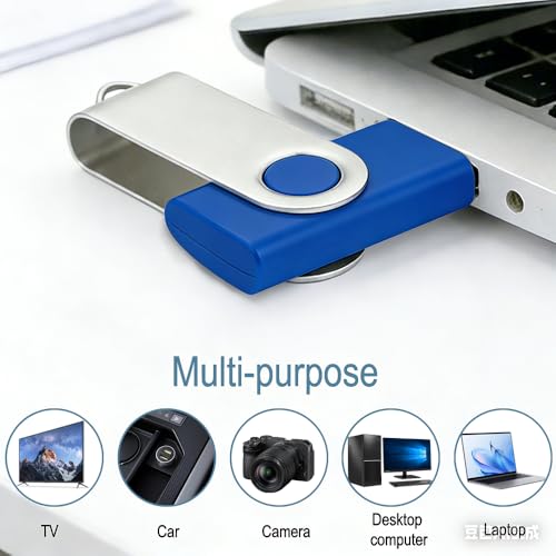 16GB USB Bulk Flash Drives USB 3.0 Flash Drives Bulk USB Drives Bulk Thumb Drive Pack Memory Stick (Blue 1 Pcs)