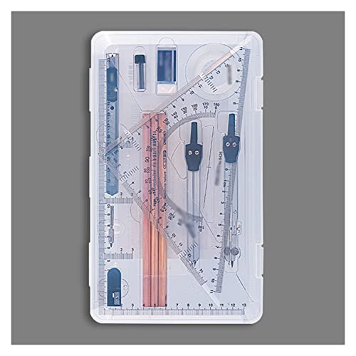 BABETT Drawing Compass Drafting Tools Mathematical Geometry Compass Professional Drawing Tools Student School Stationery Exam Tool Metal Compass Collection Math Ruler Kit (Size : C) - size: C