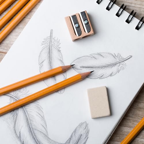 MARTCOLOR 5.5X8.5” Premium Sketch Book, 100 Sheets(68 lb/100gsm) Sketchbook | Spiral Bound, Acid-Free Drawing Paper, Artist Sketch Pad for Beginners & Pro Artists, Perfect for Most Dry Media