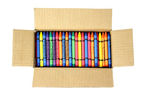 Craytastic! (264) Premium Bulk Crayons (6 Colors) for Schools, Classrooms, Restaurants, Offices, Crafts and More - Safety Tested Compliant with ASTM D-4236