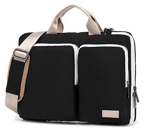 360° Protective Laptop Shoulder Sleeve Case Bag for MacBookAir 13 inch,MacBook Pro 14 inch and 13.3 inch-14.4 inch Laptop (Black) - color: Black, size: 12 inch-13.5 inch