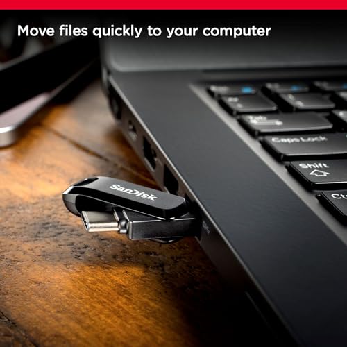SanDisk 64GB Ultra Dual Drive Go USB Type-C Flash Drive, Black - SDDDC3-064G-G46 - size: 64GB