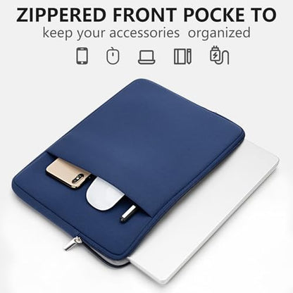 16 inch Laptop Sleeve Case Shockprook Lightweight Padded Protective Cover Bag Compatible with MacBook Pro 16 inch M1 M2 M3 M4 2019-2024, Navy Blue - color: Navy Blue, size: 16"