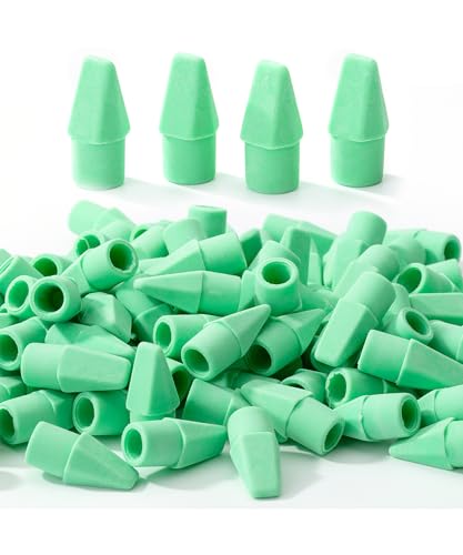 Mr. Pen- Pencil Erasers Toppers, 120 Pack, Green, Erasers for Pencils | Pencil Top Erasers, Pencil Eraser - color: Green, size: 120 Pack
