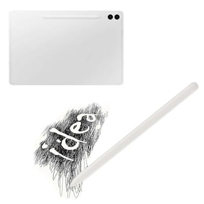 Alovexiong S Pen for Samsung Galaxy Tab S9 FE/S9 FE Plus, SM-X510, SM-X516B, SM-X610, SM-X616B, 4096 Levels of Pressure Sensitivity, Metal, Silvery - color: Silvery