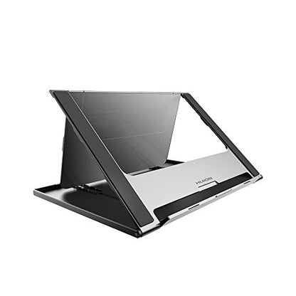 HUION ST200 Adjustable Laptop Stand for Desk, Aluminum Computer Stand | Foldable Desktop Stand, Multi-Angle Portable Desk Stand for Up to 10-16" Laptops, Tablets, Drawing Tablets, Pen Display