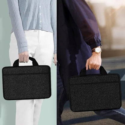 Hseok Laptop Case 13.3-14 Inch Sleeve,TSA Shockproof Computer Handbag,Compatible with MacBook Neo/Pro 14 M5/M4/M3/M2/M1,All Models 13.3" MacBook Air/Pro,XPS 13/14,Most 13-14 Notebooks,Black - color: Black