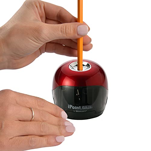 Westcott iPoint Ball Battery Pencil Sharpener - size: Single, style: iPoint Ball