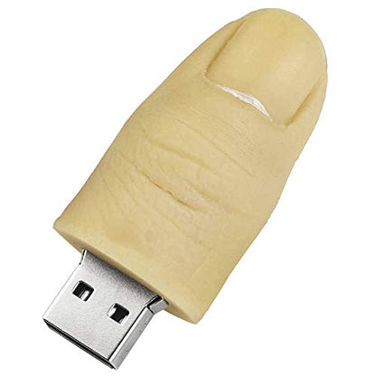 Cute USB Flash Drive Character Thumb Drive for Kids Students Gift Pendrive (16GB, Thumb Shape) - color: Finger shape, size: 16GB