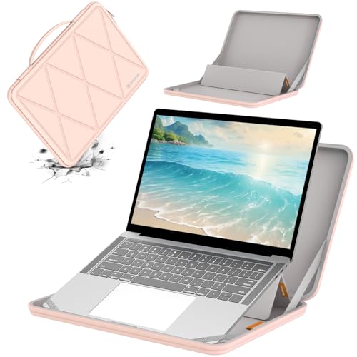 Smatree MS26T Hard EVA Case with Stand for 12.2" Samsung Chromebook Plus | Compatible for 12.2 inch Samsung Chromebook Plus/Plus v2 2-in-1, Case (Not for 15 inch), Pink - color: MS - Pink, size: For 12.2 inch Chromebook Plus (MS26T)