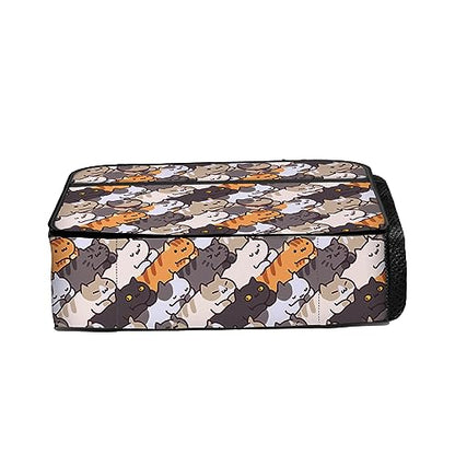 Cat Lunch Bag Reusable Insulated Lunch Box Keep Food Cooler Thermal Lunch Tote for Women Men - color: Cat
