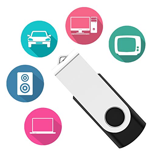 USB Flash Drive 8GB 100 Pack, Bulk USB 2.0 Flash Drives Thumb Drive Swivel Memory Stick Jump Drive Pen Drive,8 gig 100 Pieces - size: 1 Count (Pack of 100), style: 8 GB