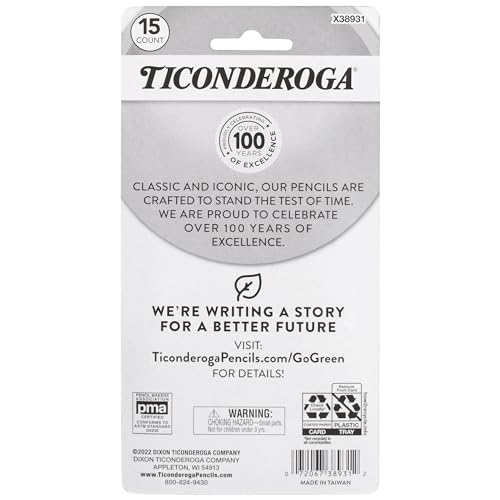 Ticonderoga Dixon Office & School Eraser Combination Set, 15 Eraser Multi-Pack, Multicolored (38931)