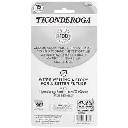 Ticonderoga Dixon Office & School Eraser Combination Set, 15 Eraser Multi-Pack, Multicolored (38931)