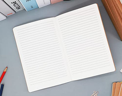 32 Pack Notebook Journals for Travelers, Students and Office, Writing Diary Subject Notebooks Planner with Thick Paper, 60 Pages, 30 Sheets, 8.3x5.5 inch, A5 Size, Travel Journal Set (Lined) - style: 32pack Lined page