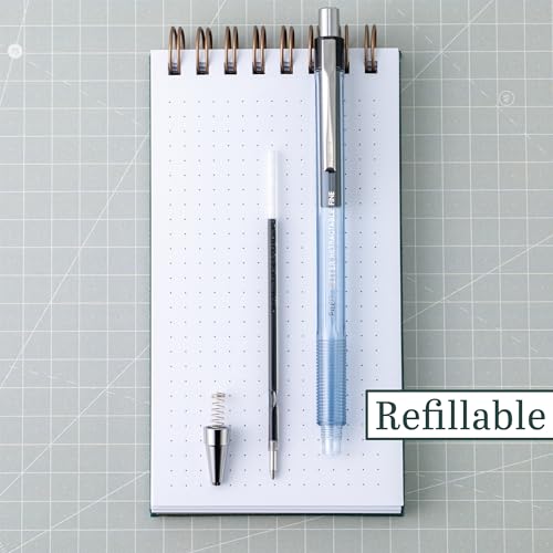 Pilot The Better Ball Point Pen, Refillable & Retractable Ballpoint Pens, Fine Point 0.7mm, Black Ink, 12-Pack - color: Black Ink, size: 12 Count (Pack of 1), style: Fine Point